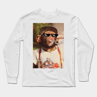 Thug Life Monkey Long Sleeve T-Shirt